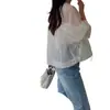 Chaqueta Fina Protectora del Sol de Diseño de Alta Gama para Mujer de Dongdaemun, Corea