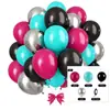 Set de Globos de Látex Transfronterizo de 12 pulgadas Globos Redondos con Lentejuelas Fiesta Niña Día de San Valentín Boda Globos para Fiesta