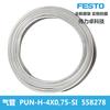 Festo 558278 Pun-H-4X0,75-Si Diámetro Exterior Estándar 4mm Tubería de Aire Plástico Plateado