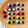 Óculos de Sol Brilhantes, Flores Pequenas, Acessórios de Resina DIY, Bichinhos de Pelúcia de Pato Pequenos Feitos à Mão, Pingentes para Sapatos, Tamancos, Presilhas de Cabelo, Adesivos
