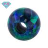 Huagang Gem Cuentas Redondas con Agujero Completo OPALO Perlas de Polvo de Ópalo Imitación Perlas Esféricas Sintéticas de Ópalo OP19