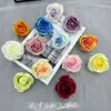 Cabezas de rosas artificiales, rosas exquisitas, arreglos para paredes de flores de boda, guirnaldas florales, decoraciones para cajas de flores, rosas al por mayor