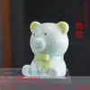 Figura de Animal de Cerámica para Mascota de Té, Caballo Pequeño Fresco y Lindo Obra de Arte para Mesa de Té