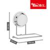 Estante para toallas de acero inoxidable sin perforaciones para baño, barra para toallas faciales de uso doméstico, estante para toallas de papel montado en la pared, estante para toallas de cocina