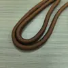 Série de cor sólida de 6 mm de espessura, corda grossa universal para bolsas, cordões de celular, cordas de chapéu, cintos de calça, brinquedos e coleiras para animais de estimação