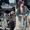 Abrigo para Niñas Primavera y Otoño 2026 Nueva Moda Chaqueta Rayada con Capucha para Niñas Chaqueta de Béisbol Infantil