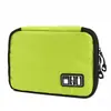Bolsa de armazenamento de cabo de dados de viagem bolsa para disco rígido bolsa organizadora de fones de ouvido bolsa digital à prova de choque bolsa para power bank algodão à prova d'água