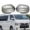 Adequado para Toyota 2006-2016 Hiace Commuter Capa de Espelho Retrovisor Capa de Espelho Galvanizada Modificada para Carro Espelho Retrovisor