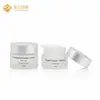 Frasco Redondo de Vidro Fosco para Tônico 30ml, Frasco com Bomba para Loção Essencial, Frasco Dispensador Cosmético para Creme para Olhos