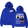 Sudadera Unisex Harajuku Hip-Hop Música Pop Moda Callejera Tour Álbum 2025 Rapper Morad Mdlr