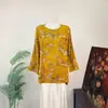 Zhi LiNovo Design Jacquard Retrô Chinês Top com Senso de Design 2026 Verão Novo Estilo Nacional Gola Redonda Nobre Roupas Femininas
