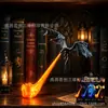 Decoración de Estantería de Fantasía Transfronteriza que Escupe Fuego Estantería de Dragón Lámpara de Aliento de Dragón Impresión 3D