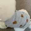 Ropa Fina de Cuatro Patas para Proteger el Vientre, Pijamas, Ropa para Gatos y Perros, Ropa para Mascotas para Perros Pequeños y Medianos, Primavera y Verano