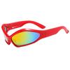 Moda Futura 68167 Moda Retro Gafas de Sol Coloridas Coreanas Europeas y Americanas Calle Forma Especial Gafas de Sol Resistentes a los Rayos UV