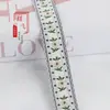 Cinta Jacquard de Onda Simple de 2.5 cm para Textiles del Hogar, Decoraciones de Ventanas, Decoración de Ropa, Accesorios de Encaje Hechos a Mano para DIY
