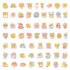 60-120 Pegatinas de Gato Meme Famoso en Internet de Sanrio, Pegatinas Realistas de Cachorros, Pegatinas Pequeñas Estilo Anime Japonés