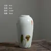 Conjunto de Vasos Cerâmicos Pequenos Estilo Chinês Novo de Jingdezhen, Arranjo Moderno e Simples para Flores Secas, Decoração de Bancada para Casa