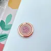 Nuevo Anillo Metálico con Purpurina Hebilla Soporte para Teléfono Móvil Adhesivo Soporte Giratorio de 360 Grados Hebilla de Anillo de Escritorio Anticaída