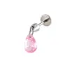 Nuevo Colgante de Zirconia Color Dopamina Hensen Clavo de Hueso de Oreja Estilo Ins Nicho Perforación de Cartílago Clavo de Hueso de Oreja