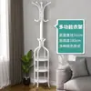 Perchero de Estilo Sencillo con Diseño de Mármol y Hierro Forjado, Estante de Pie para Ropa y Bolsos para Dormitorio, Perchero de Pie Grande