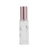 Frasco spray de vidro transparente de 10ml para refil de perfume, frasco de refil de amostra portátil para viagem com spray de névoa fina