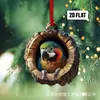Decoraciones Navideñas Transfronterizas de Búho y Mapache Nuevas, Adornos para Árbol de Navidad, Colgantes Pequeños Planos 2D Acrílicos