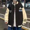 Chaqueta de Marca de Moda para Hombre Primavera y Otoño Ropa Nueva para Pareja Traje de Béisbol Holgado Estilo Americano Retro Chaqueta Bordada de Moda para Niños