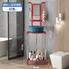 Suporte de lavatório de piso para uso doméstico em áreas rurais, resistente e durável, tubo de suporte de aço inoxidável, suporte para lavatório, de piso