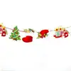 Novos Suprimentos de Decoração de Natal Bandeiras de Desenho Animado e Bandeiras Coloridas Decoração de Cena de Atmosfera Natalina Bandeiras de Papel Penduradas Atacado