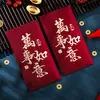 Envelopes vermelhos simples universais estilo chinês, foscos com estampagem em ouro, tamanho médio, espessos, para bênçãos e presentes, envelopes vermelhos auspiciosos, atacado