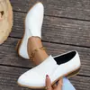 Nuevos zapatos de mujer 2026, de tacón bajo, cómodos, estampados, versátiles, casuales, modernos, de tacón grueso, planos de punta, disponibles para venta al por mayor y dropshipping