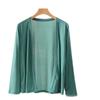 Xale de Proteção Solar de Verão com Cardigan, Moderno e Versátil, Tecido Amigo da Pele, Macio, Confortável, Blusa Solta e Respirável