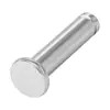 Acero Inoxidable 304 Cabeza Plana Ranurado Eje Pasador Pasador Cilíndrico de Posicionamiento Anillo de Retención M3M4M5M10M12M14M16M20