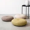 Almofada Redonda para Assento de Linho, Espessada, Estilo Fresco, Almofada de Cadeira à Prova de Umidade, Almofada de Assento de Algodão e Linho Estilo Chinês, Atacado e Personalização