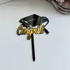 Decoração de Bolo de Formatura Estilo Ins Transfronteiriço 2026 Bolo de Formatura de Camada Dupla Inserção Suprimentos para Festa de Formatura em Acrílico
