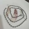 Collar de acero de titanio para hombre, cadena lisa sin colgante, estilo coreano, elegante, cadena combinable con todo, cadena de hueso de serpiente, cadena de hip hop, joyería