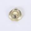 Hebilla metálica cosida a mano al por mayor DIY decorativa chapada en oro aleación de zinc blanco hebilla cosida a mano taladro flash botón brillante Xinghe
