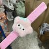 Boda Boda Lanzamiento Femenino Lindo Broche Bucle Felpa Broche Juguete Creativo Pulsera de Dibujos Animados Accesorios para el Cabello Femenino Pulsera Aplauso