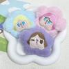 Broche de Pelúcia Estrela de Cinco Pontas Acessórios Decoração de Sapato Acessórios para Enfeite DIY Chaveiro Menina Boneca Natal