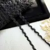 Encaje de tul con onda de 1 cm, cinta de hilo de núcleo, cinta S para accesorios de vestido Lolita, tira decorativa hecha a mano para manualidades