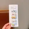 Pinzas para el pelo de bebé, pinzas de tela lindas de dibujos animados que no dañan el pelo, pinzas para el pelo súper lindas para niños, pinzas para flequillo de pelo corto