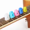 Dedales para Guitarra Engrosados Universales Mano Izquierda y Derecha Dedo Silicona Cuerda Dedales para Dedos Guitarra Protector de Dedos Resistente al Desgaste Set