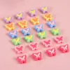 Acrílico Colorido Fofo Desenho Animado Bloqueio de Cor Estrela de Cinco Pontas Flor Coração Borboleta Contas DIY Corda de Cabelo Corrente de Celular Acessórios