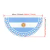 Serie de banderas multinacionales superventas transfronteriza de Amazon, con banderas en forma de abanico impresas en alta definición para decoraciones festivas, directamente de la fábrica de origen