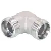 Cable Exterior Tipo H Doble 1C9 Ferrule en Ángulo Recto Codo de 90 Grados 14/16/18/22*1.5 Acero al Carbono Junta para Tubería de Aceite de Alta Presión