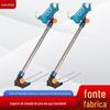 Suporte de inserção no solo com trava automática novo suporte para pesca de jangada suporte para vara de pesca suporte de pesca de aço inoxidável haste de inserção no solo para equipamento de pesca