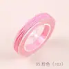 No. 72 Hilo de jade trenzado cuerda de mano cuerda trenzada a mano pulsera de cuerda cuerda trenzada línea roja cuerda con colgante material para manualidades
