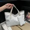 2026 Verão Nova Bolsa de Ombro de Grande Capacidade Versátil Bolsa de Axila Transfronteiriça Tendência Estilo Doce Bolsa de Mão Bolsa Tote para Mulheres