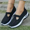 Temu Sapatos Casuais Femininos Transfronteiriços Fábrica Sapatos Macios Respiráveis Moda Sapatos de Mãe Sapatos Esportivos Femininos Dropshipping
