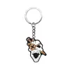 Chaveiro Personalizado de Caveira Borracha Macia de PVC Desenho Animado Chaveiro de Halloween Pingente de Bolsa Atacado Transfronteiriço em Estoque
